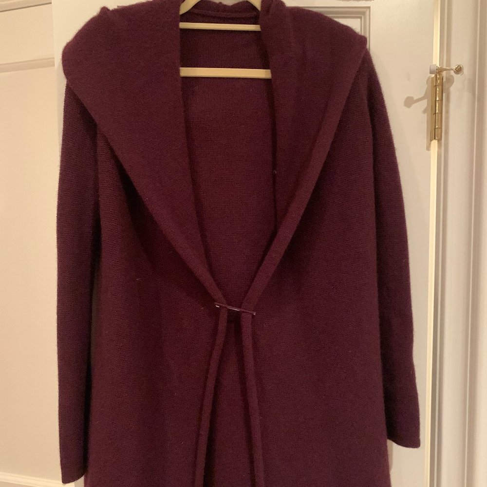 Vince Maroon Maxi Sweater